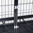 Load image into Gallery viewer, Sausage Dog Box Outdoor Metal Cage Crate With Wheels and Tray