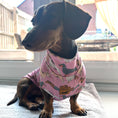 Load image into Gallery viewer, Pink Sophisticated Sausage Dachshund Dog Cooling Vest | DoxieCool