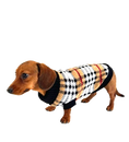 Load image into Gallery viewer, Sausage Dog Box Dachshund Chequered Jumper