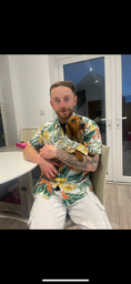 Load image into Gallery viewer, Sausage Dog Box Hooman Dad Men’s Hawaiian Shirt