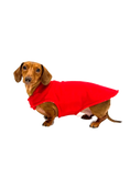 Load image into Gallery viewer, Sausage Dog Box Reversible Christmas Fleece Coat
