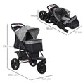 Load image into Gallery viewer, Dachshund Pram Travel Stroller / Dog Pushchair