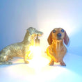 Load image into Gallery viewer, Dachshund Sculpture Table Lamp Light