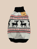 Load image into Gallery viewer, Grey Deer Grandpa Dachshund Sweater Jumper | Sausage Dog Box