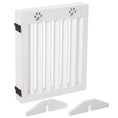Load image into Gallery viewer, SDB Freestanding Pet Gate 4 Panel Folding Wooden Dog Barrier w/ Support Feet