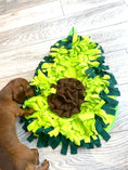Load image into Gallery viewer, Sausage Dog Box Large Avocado Snuffle Mat