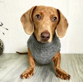 Load image into Gallery viewer, Cloud Blue Luxury Cable Knit Dachshund Jumper
