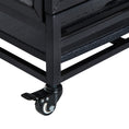 Load image into Gallery viewer, Sausage Dog Box Outdoor Metal Cage Crate With Wheels and Tray