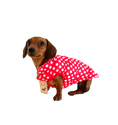 Load image into Gallery viewer, Sausage Dog Box Polka Puffer Coat