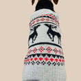Load image into Gallery viewer, Grey Deer Grandpa Dachshund Sweater Jumper | Sausage Dog Box