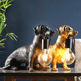 Load image into Gallery viewer, Dachshund Sculpture Table Lamp Light