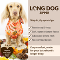 Load image into Gallery viewer, Harvest Hounds Long Dog Zipper Dachshund Fleece Jumper