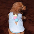 Load image into Gallery viewer, Blue ‘Ice Cream Sundae’ Sausage Dog Box Puppy Pj Jumper