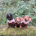 Load image into Gallery viewer, Strawberry Truffle DoxieDri Sausage Dog Harness Jumper