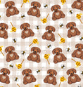 Load image into Gallery viewer, Honey Bear Sausage Dog Fleece Jumper - Long Dog Zipper