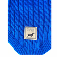 Load image into Gallery viewer, Royal Blue Luxury Cable Knit Dachshund Jumper