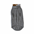 Load image into Gallery viewer, Cloud Blue Luxury Cable Knit Dachshund Jumper