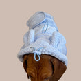 Load image into Gallery viewer, Frosted Blue DoxieRobe - Bamboo Dachshund Bath Robe