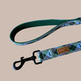 Load image into Gallery viewer, Blue Highland Argyle Dog Lead