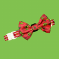 Load image into Gallery viewer, ‘Meanie Weenie’ Red Adjustable Dachshund Christmas Collar - Sausage Dog Box