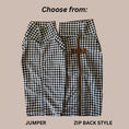 Load image into Gallery viewer, Houndstooth Dachshund Fleece Jumper / Sweater | Sausage Dog Box