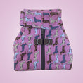 Load image into Gallery viewer, Pink Sophisticated Sausage Long Dog Zipper Dachshund Fleece Jumper / Sweater