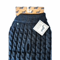 Load image into Gallery viewer, Jet Black Luxury Cable Knit Dachshund Jumper