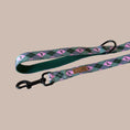 Load image into Gallery viewer, Pink Rosewood Argyle Dog Lead