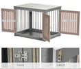 Load image into Gallery viewer, Sausage Dog Box Stylish Dachshund Dog Crate Bed - Grey