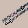 Load image into Gallery viewer, Pink Rosewood Argyle Dog Lead