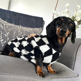 Load image into Gallery viewer, CLEARANCE - Sausage Dog Box Dachshund Teddy Bear Waistcoat - Black