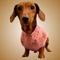 Load image into Gallery viewer, Pink Dachshund Christmas Second Skin Tee - ‘Dashin’ Through The Dough’