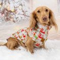 Load image into Gallery viewer, Frosty Sausages Christmas Dachshund Jumper - Long Dog Zipper Fleece