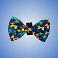 Load image into Gallery viewer, Navy Balloon Dog Dachshund Bow Tie