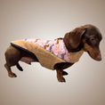 Load image into Gallery viewer, Pink Sophisticated Sausage Sherpa Fleece Dachshund Dog Parker Jacket