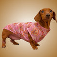 Load image into Gallery viewer, Pink Dachshund Christmas Second Skin Tee - ‘Dashin’ Through The Dough’