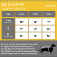 Load image into Gallery viewer, CLEARANCE - Sausage Dog Box Waterproof Puffer Step In Coat - Butterfly