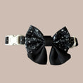 Load image into Gallery viewer, Black Twilight Doxie Sailor Bow for Dogs