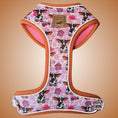 Load image into Gallery viewer, Howdy Cowgirl Pink Cow Dachshund Dog Harness AntiRub & Adjustable