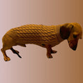Load image into Gallery viewer, Gingerbread Cookie Luxury Cable Knit Dachshund Jumper - Sausage Dog Box