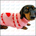 Load image into Gallery viewer, Sausage Dog Box Dachshund ‘Be Mine’ Love Heart Pink Jumper