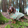 Load image into Gallery viewer, Woodland Weens Christmas Dachshund Jumper - Long Dog Zipper Fleece