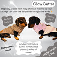 Load image into Gallery viewer, Sausage Dog Coat - Glow Getter - Reflective Light Up LED Dachshund Coat