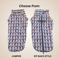 Load image into Gallery viewer, Beige Sophisticated Sausage Long Dog Zipper Dachshund Fleece Jumper / Sweater