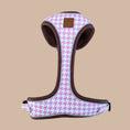 Load image into Gallery viewer, Pretty Pink Houndstooth Anti-Rub Sausage Dog Harness