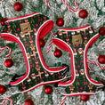 Load image into Gallery viewer, Sausage Pole Anti-Rub Dachshund Christmas Harness