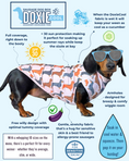 Load image into Gallery viewer, Beige Sausage Dog DoxieCool Dachshund Cooling Tee +30 Sun Protection Dog Vest