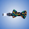 Load image into Gallery viewer, Navy Balloon Dog Dachshund Bow Tie