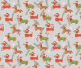 Load image into Gallery viewer, Christmas Dachshund Blanket - Supersize