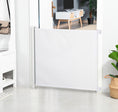 Load image into Gallery viewer, Sausage Dog Box Retractable Safety Stair Gate Barrier- White Mesh